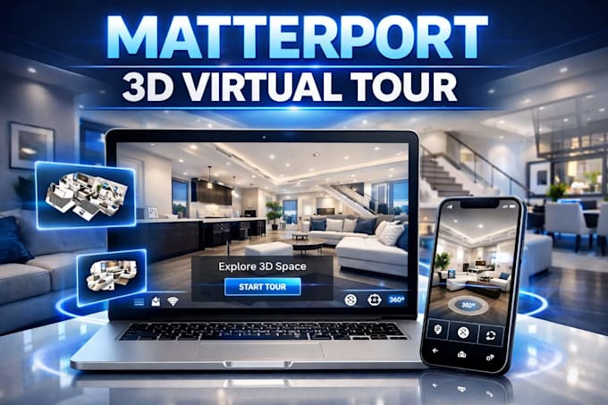 create matterport 3d virtual tours for real estate