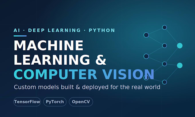 do ai, machine learning, deep learning, ml, computer vision models in python