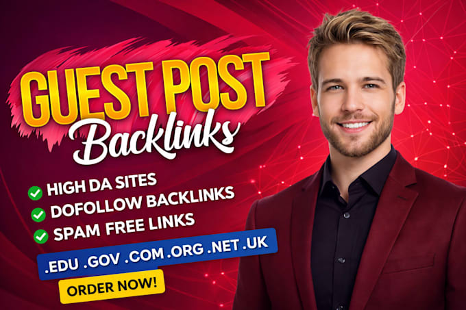 publish guest posts on high traffic websites in any niche with dofollow index