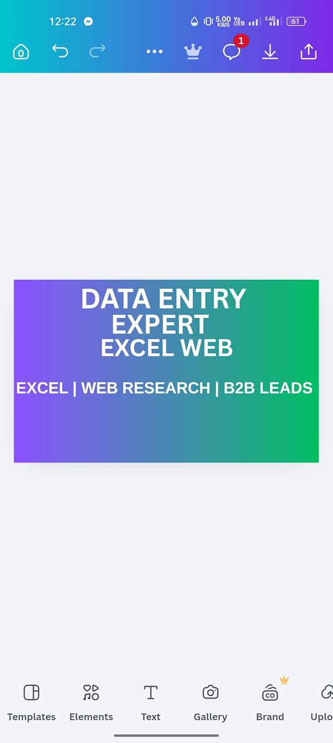 data entry, web research, b2b lead generation in excel sheet