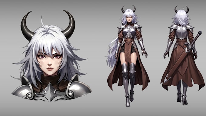 create characters, complete sheets, expressions and any pose