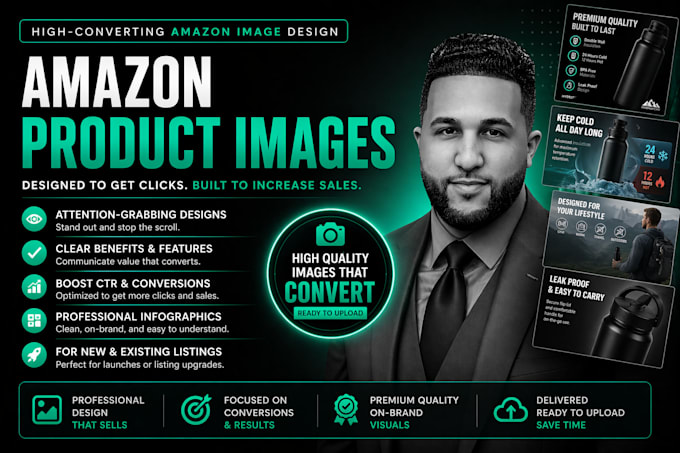 Design high converting amazon product images and infographics by ...