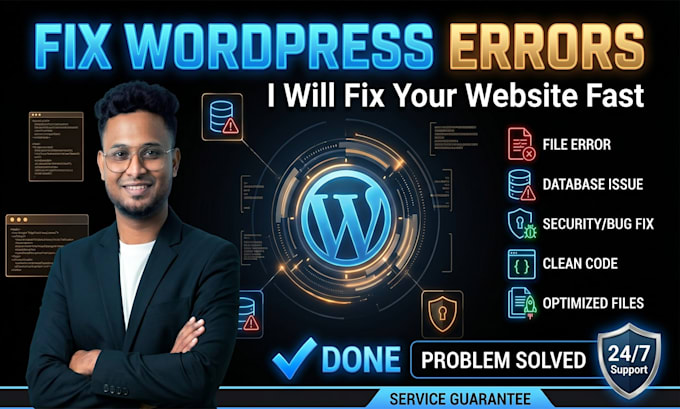 fix wordpress bugs errors and issues