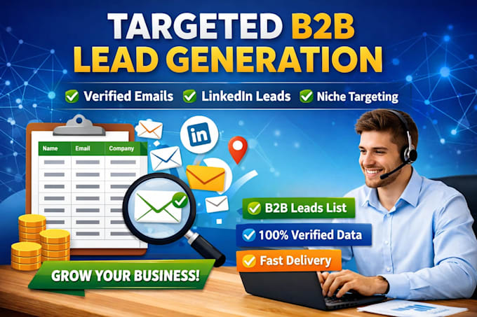 b2b lead generation and verified email lists