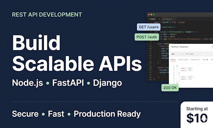 Construisez votre backend api rest avec nodejs ou python