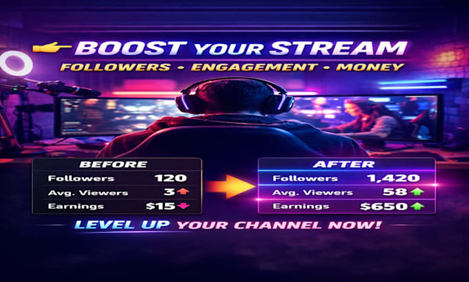 boost your twitch followers engagement and monetization fast