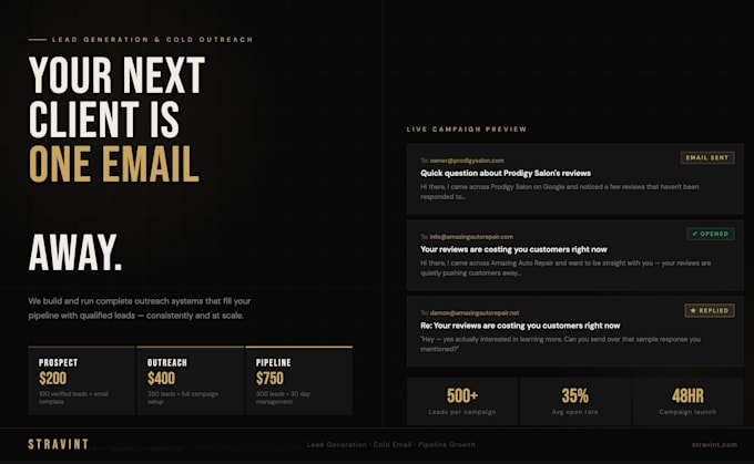 build and run your cold email and lead generation system