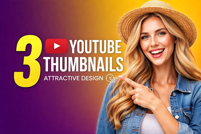 design the best youtube thumbnail for