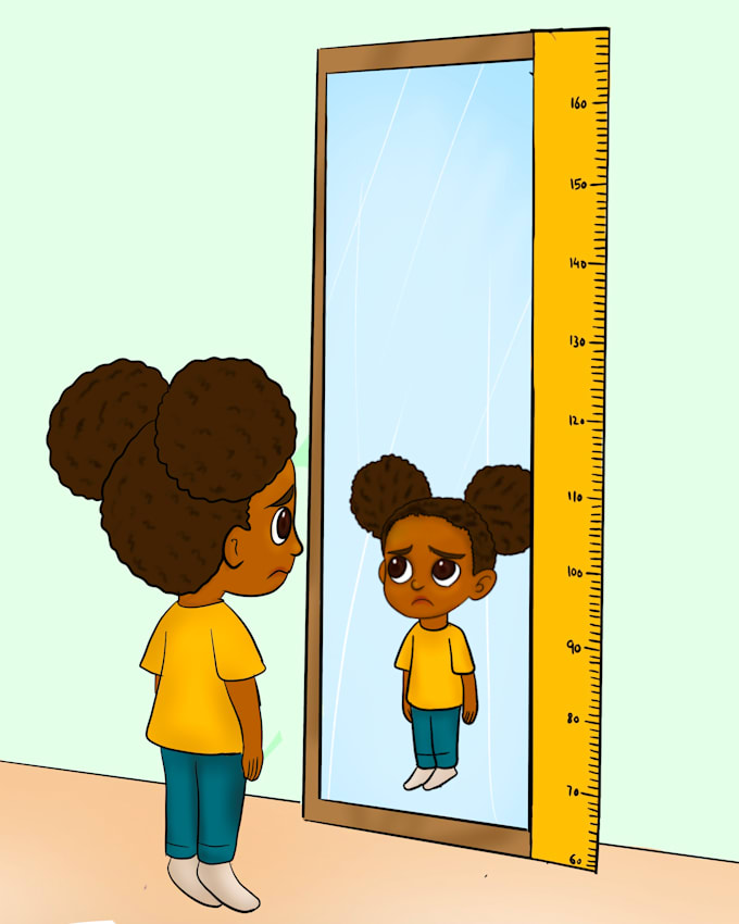 create professional afro children book illustrations