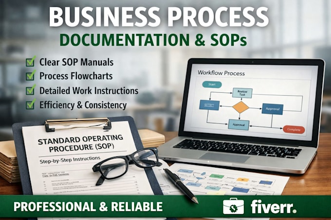 create professional sops and process documentation