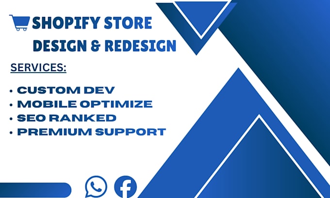 design shopify store, shopify website, shopify dropshipping store