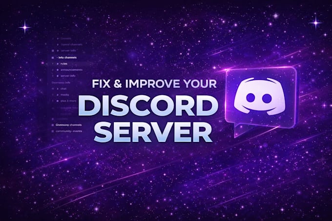 fix, improve or optimize your discord server