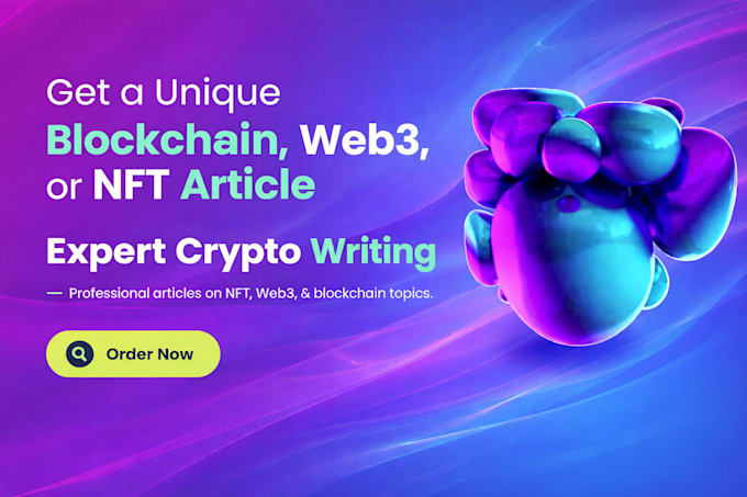 do professional technical writing for blockchain and web3