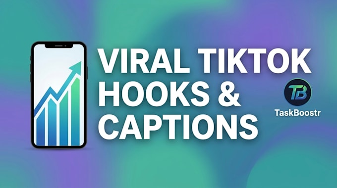 create viral tiktok hooks and engaging captions