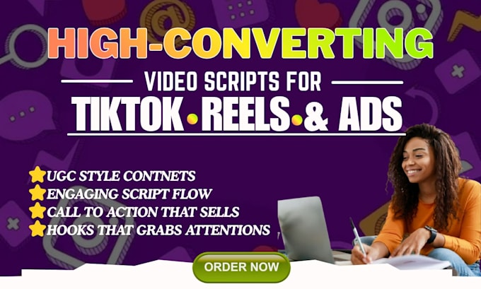 write tiktok and reels video scripts