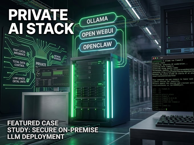 setup a secure, self hosted local llm and private ai on your vps