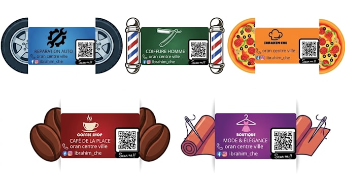 design a smart foldable digital business card