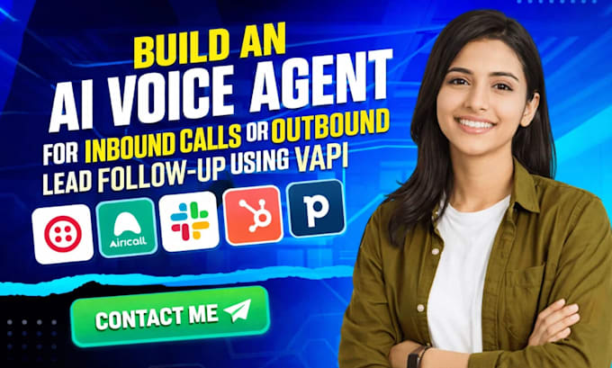 Build an ai voice agent for inbound calls or outbound lead follow up ...