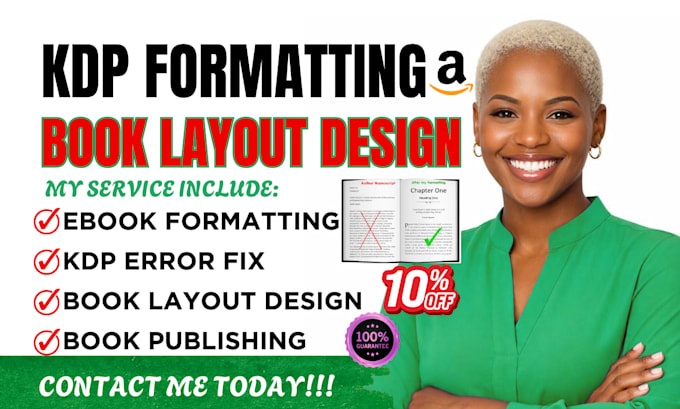 format your amazon KDP book layout for ebook and paperback