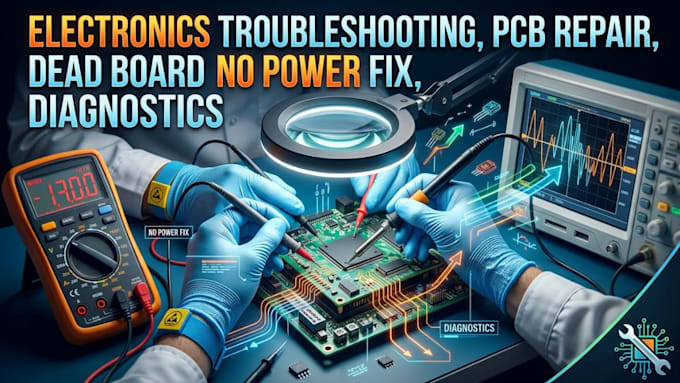 electronics troubleshooting, pcb repair dead board no power fix, diagnostics
