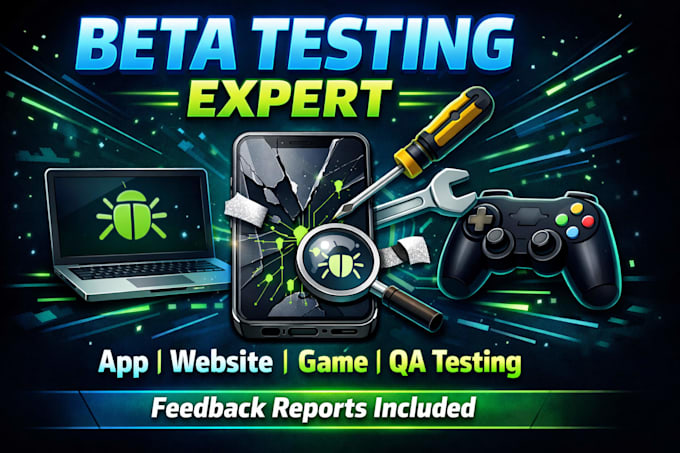 beta testing user testing manual testing game testing QA and software testing