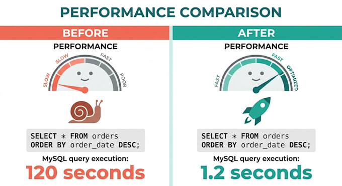 optimize your slow mysql and fix database performance