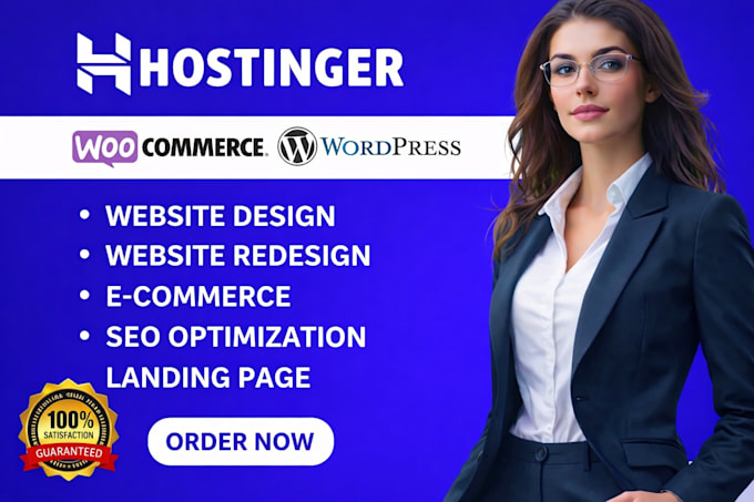 design hostinger website fix wordpress landing page redesign wordpress website