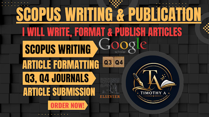 write, format and publish article in a journal indexed with scopus q3, q4