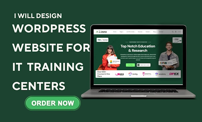 design wordpress website for IT training centers