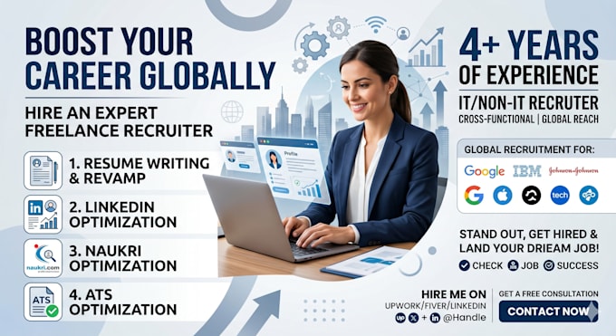 write ats resume and optimize linkedin for interview calls
