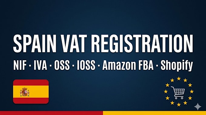 register your spain vat nif iva return for amazon ecommerce