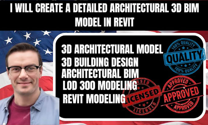create a detailed architectural 3d bim model in revit
