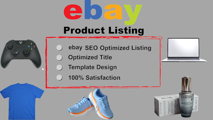 do ebay listing, ebay product listing, ebay product upload, ebay lister