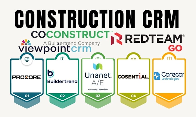 set procore buildertrend coconstruct unanet cosential corecon viewpoint redteam