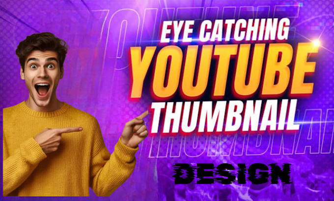 design viral anime youtube video podcast thumbnail for ai content creators