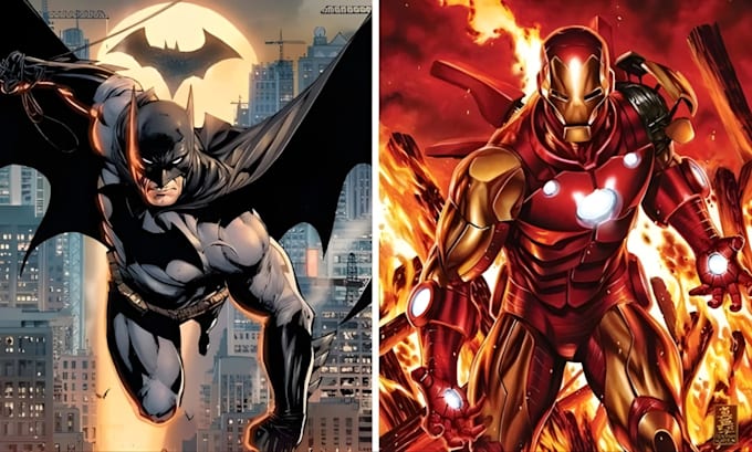 draw super hero comic, super hero comic animation, super hero comic book
