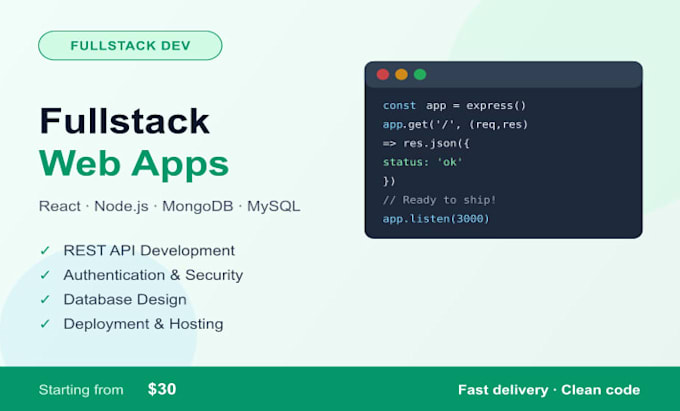 build a fullstack web application using react nodejs