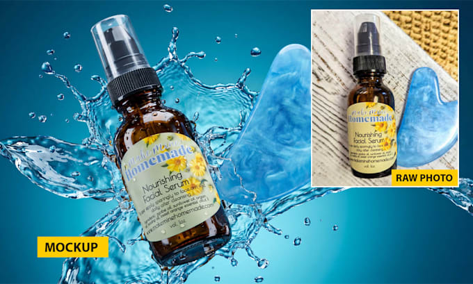 create luxury skincare product mockups for branding and ads