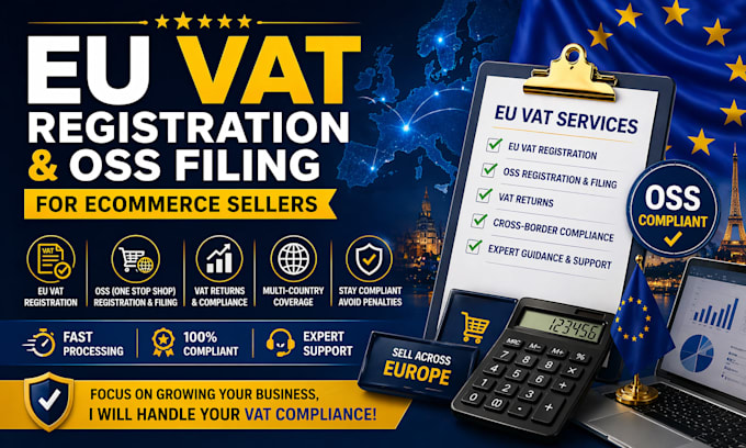 do eu vat registration and oss filing for ecommerce sellers
