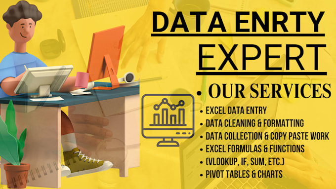 handle data entry tasks