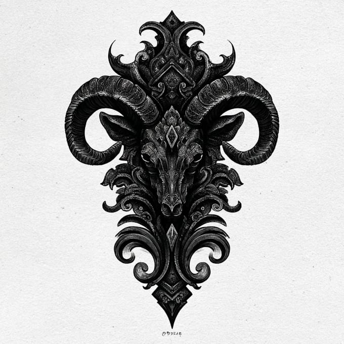 make a fineline or blackwork tattoo in high resolution