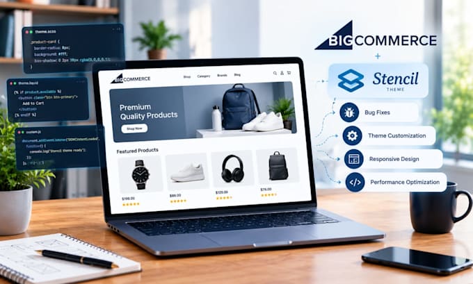 fix bigcommerce bugs and customize stencil theme
