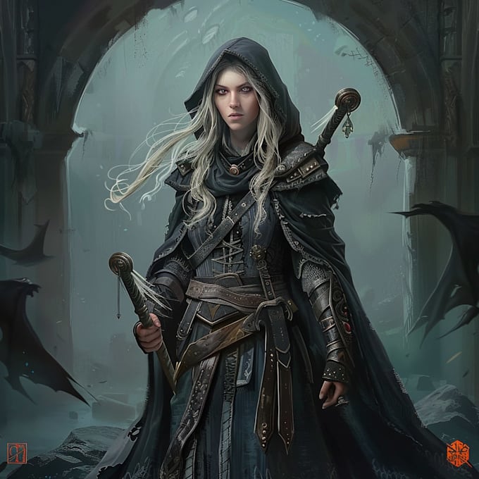 do fantasy character art and unique fantasy character