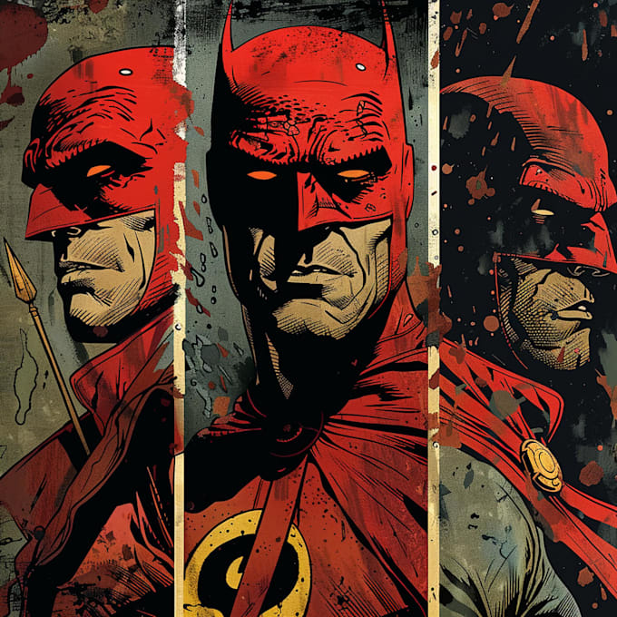 comic book illustration with comic book illustrator