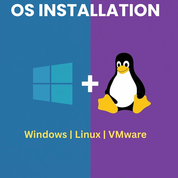 install and configure windows or linux on vmware or virtualbox