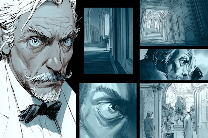 design high quality comic book art for print or web