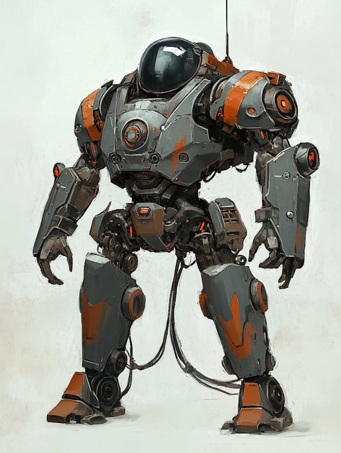 high quality robot, mecha concepts