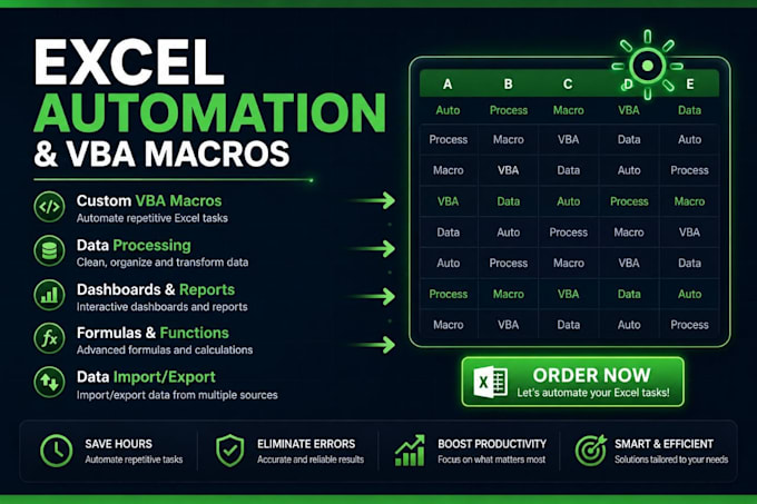 automate excel tasks, reports and workflos using python, pandas, and vba