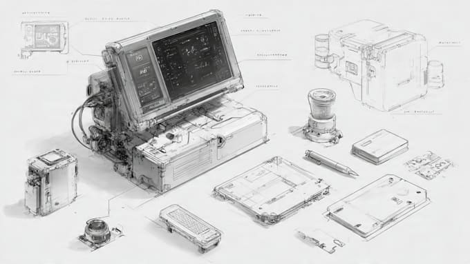provide concept ideation design sketches