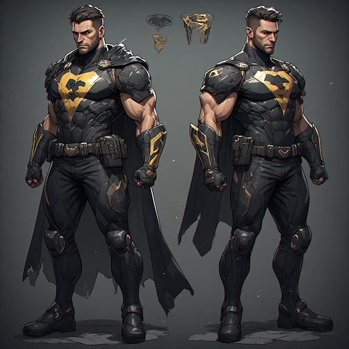 create superhero cartoon character for you